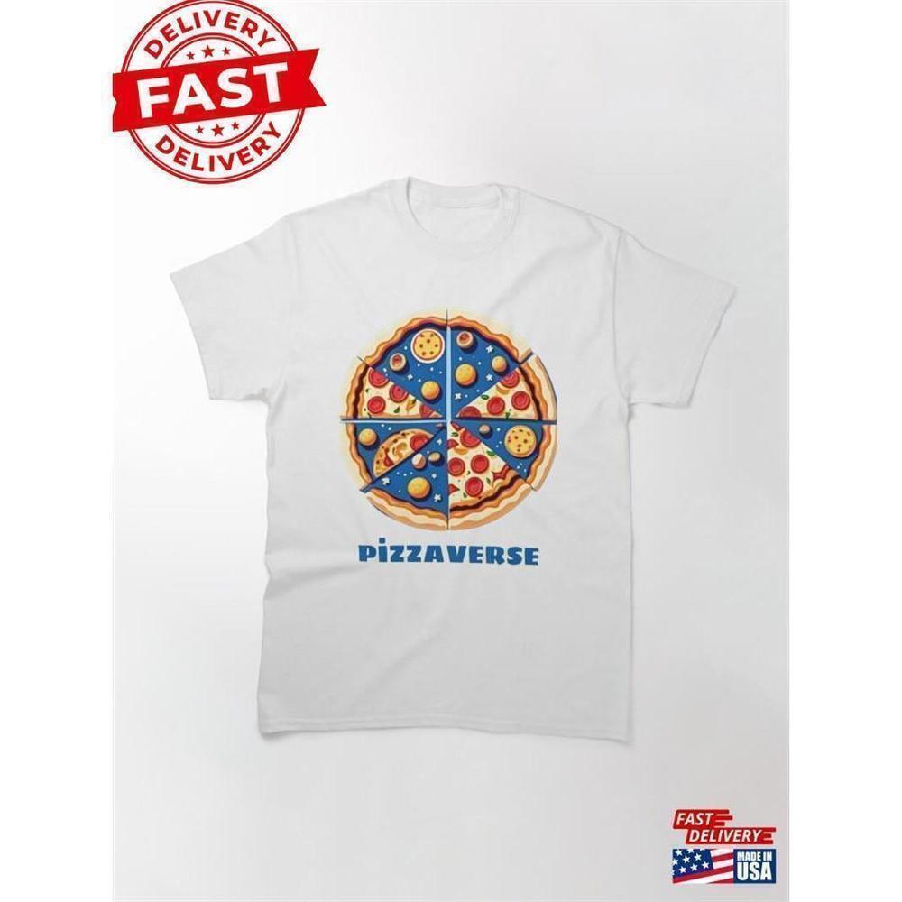 Pizzaverse Pizza Lover Galaxy Foodie Fun Graphic T-Shirt